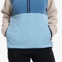 Canyon Half-zip Pile Fleece Damen Captain's Blue/Peyote