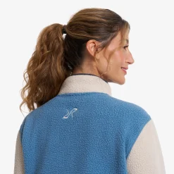 Canyon Half-zip Pile Fleece Damen Captain's Blue/Peyote