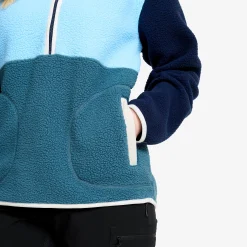 Canyon Half-zip Pile Fleece Damen Navy/Alaskan Blue