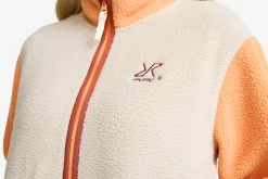 Canyon Half-zip Pile Fleece Damen Peach Fuzz/Copper Tan