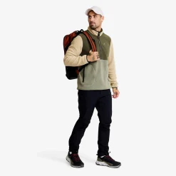 Canyon Half-zip Pile Fleece Herren Grape Leaf/Eucalyptus