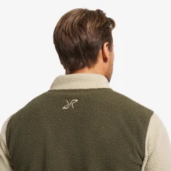 Canyon Half-zip Pile Fleece Herren Grape Leaf/Eucalyptus