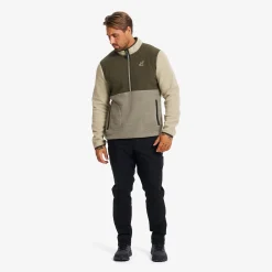 Canyon Half-zip Pile Fleece Herren Grape Leaf/Eucalyptus