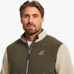 Canyon Half-zip Pile Fleece Herren Grape Leaf/Eucalyptus