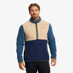 Canyon Half-zip Pile Fleece Herren Orion Blue/Safari Beige