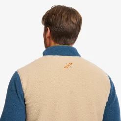 Canyon Half-zip Pile Fleece Herren Orion Blue/Safari Beige
