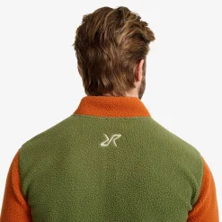 Canyon Half-zip Pile Fleece Herren Terracotta Brown/Cypress