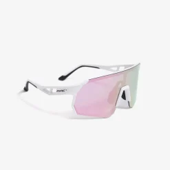 Castor Polarized Sports Sunglasses Bright Pink/White