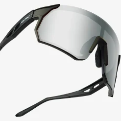 Castor Polarized Sports Sunglasses Black/Silver Grey