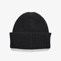 Chunky Wool Beanie Black