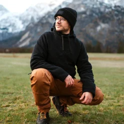 Chunky Wool Beanie Black