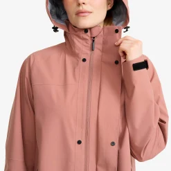 Cloud 3L Long Shell Parka Damen Pink Wood