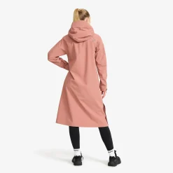 Cloud 3L Long Shell Parka Damen Pink Wood