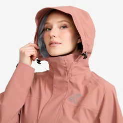 Cloud 3L Long Shell Parka Damen Pink Wood