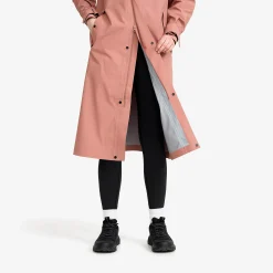 Cloud 3L Long Shell Parka Damen Pink Wood