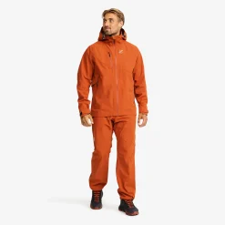 Cloud 3L Shell Jacket Herren Terracotta Brown