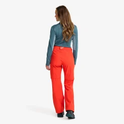 Cloud 3L Shell Pants Damen Aurora Red