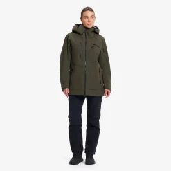 Cyclone Long 3L Jacket Damen Forest Night