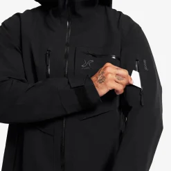 Cyclone Long 3L Jacket Herren Black