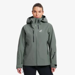 Cyclone 3L Shell Jacket Damen Balsam Green