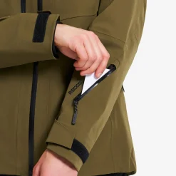 Cyclone 3L Shell Jacket Damen Dark Olive