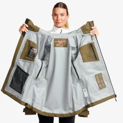 Cyclone 3L Shell Jacket Damen Dark Olive
