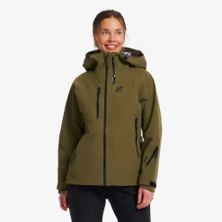 Cyclone 3L Shell Jacket Damen Dark Olive