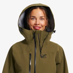Cyclone 3L Shell Jacket Damen Dark Olive