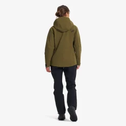 Cyclone 3L Shell Jacket Damen Dark Olive