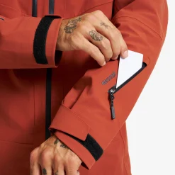 Cyclone 3L Shell Jacket Herren Rusty Orange