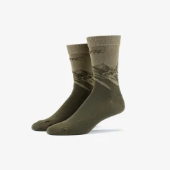 Daily Mountain Socks Forest Night/Vetiver Green
