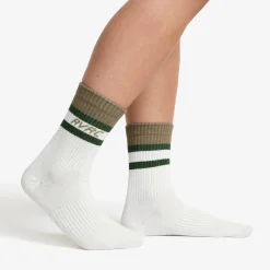 Daily Striped Socks Forest Night/Vetiver Green