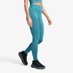 Descent Seamless Tights Damen Blue Ashes