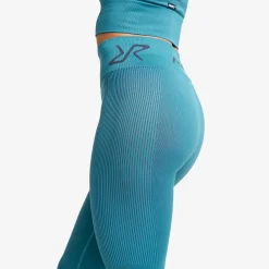 Descent Seamless Tights Damen Blue Ashes