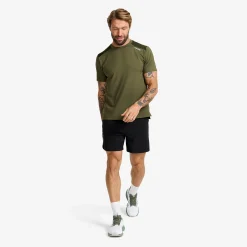 Direction Active Contrast T-shirt Herren Grape Leaf/Rosin Green