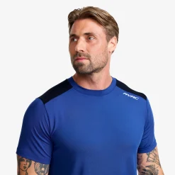 Direction Active Contrast T-shirt Herren Surf The Web/Navy