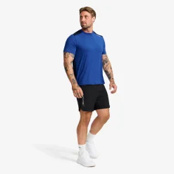 Direction Active Contrast T-shirt Herren Surf The Web/Navy