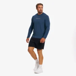 Direction Active Long-sleeved T-shirt Herren Insignia Blue