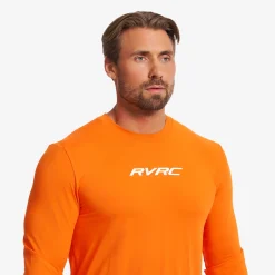 Direction Active Long-sleeved T-shirt Herren Persimmon Orange