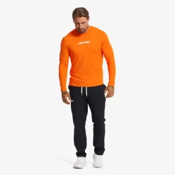 Direction Active Long-sleeved T-shirt Herren Persimmon Orange