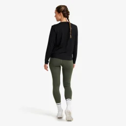 Direction Active Long-sleeved T-shirt Damen Black