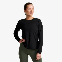 Direction Active Long-sleeved T-shirt Damen Black