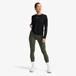 Direction Active Long-sleeved T-shirt Damen Black