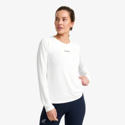 Direction Active Long-sleeved T-shirt Damen White