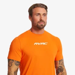 Direction Active T-shirt Herren Persimmon Orange