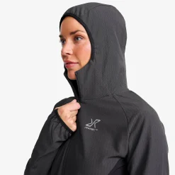 Distance Pro Wind Jacket Damen Anthracite/Black