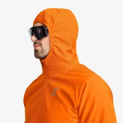 Distance Pro Wind Jacket Herren Hawaiian Sunset/Russet Orange