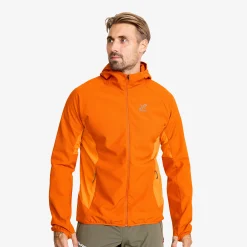 Distance Pro Wind Jacket Herren Hawaiian Sunset/Russet Orange