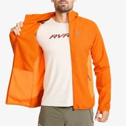 Distance Pro Wind Jacket Herren Hawaiian Sunset/Russet Orange