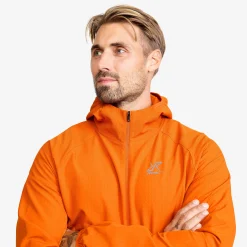 Distance Pro Wind Jacket Herren Hawaiian Sunset/Russet Orange